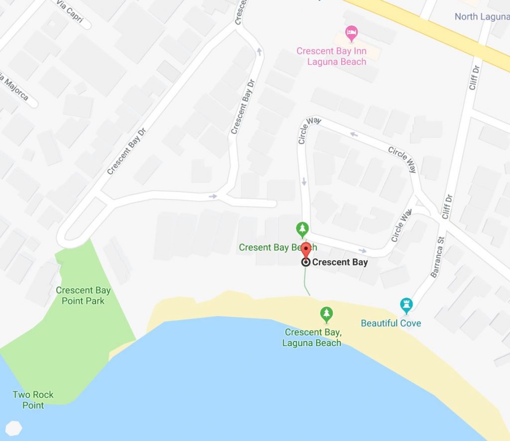 parking crescent bay beach address access laguna beach directions